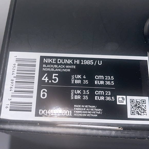 Nike Dunk Hi 1985 - Picture 6 of 6